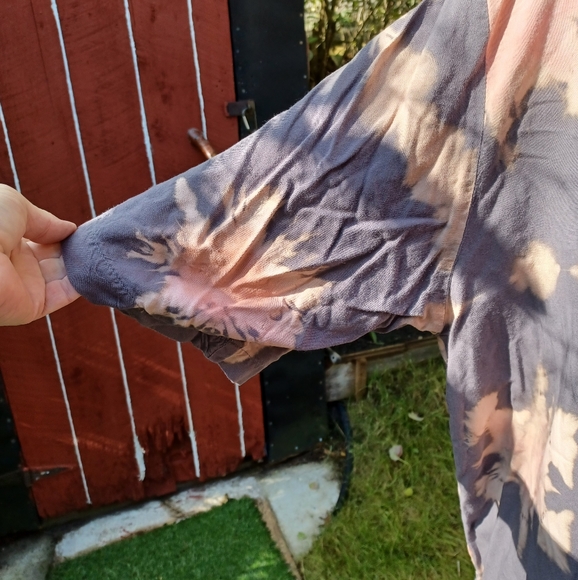 Vintage grey tie dye maxi skirt set and 2 tops - Picture 4 of 13